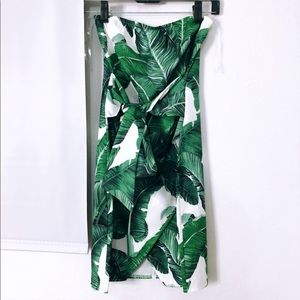 BODYCON WRAP MIDI DRESS